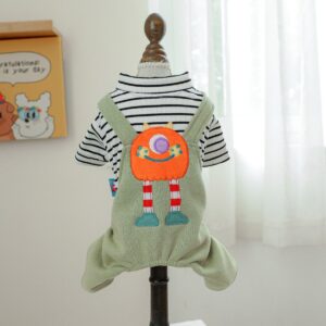PETCIRCLE Dog Dungarees Four-Leg Outfit