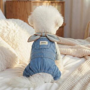 PETCIRCLE Dog Dungarees Four-Leg Outfit