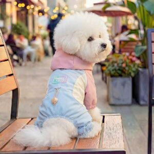 PETCIRCLE Dog Dungarees Four-Leg Outfit