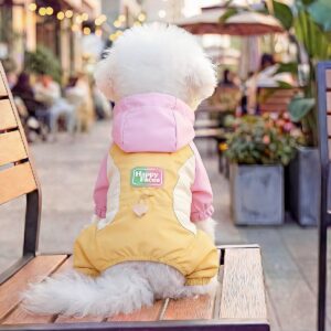 PETCIRCLE Dog Dungarees Four-Leg Outfit