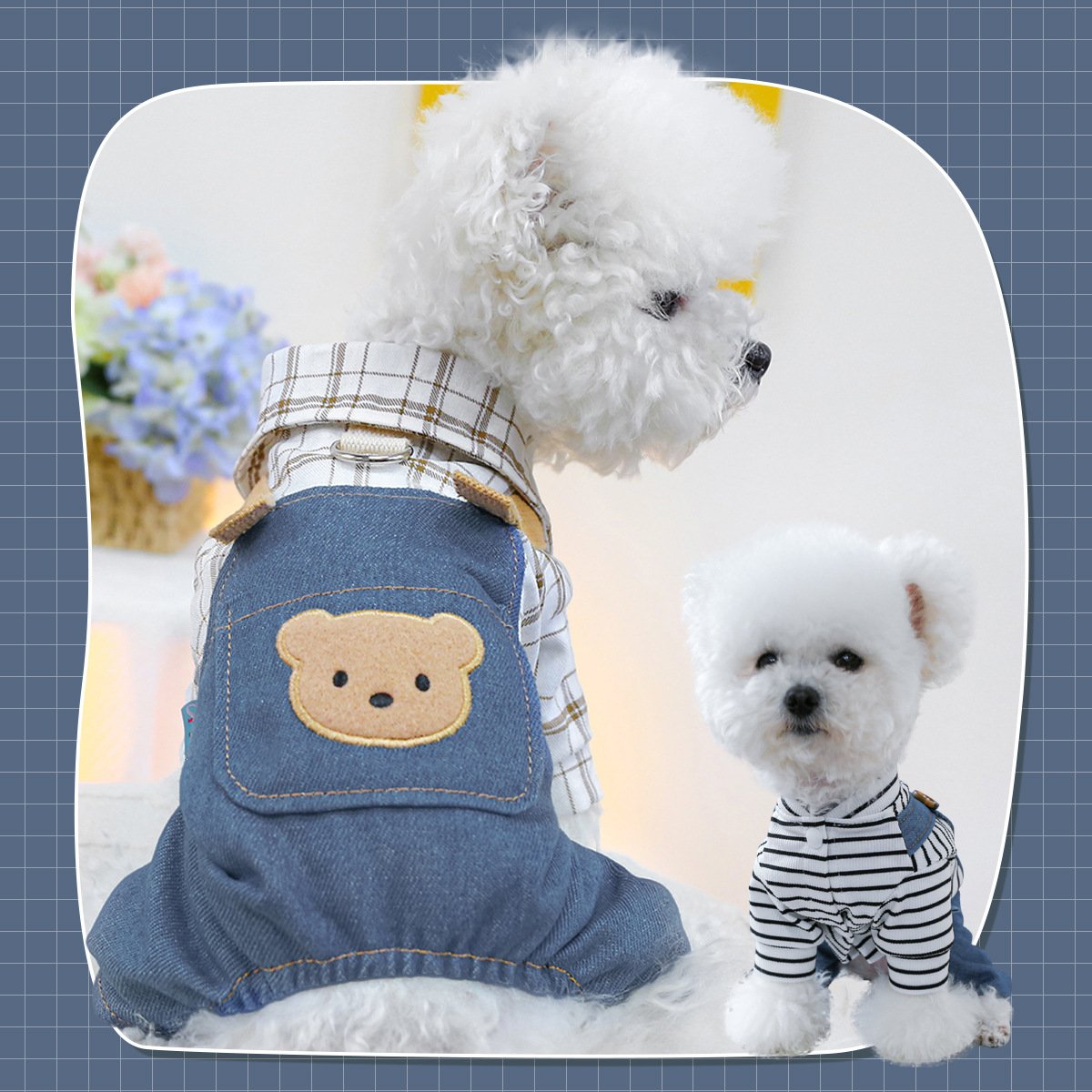 Product Name: PETCIRCLE Dog Dungarees Four-Leg Outfit