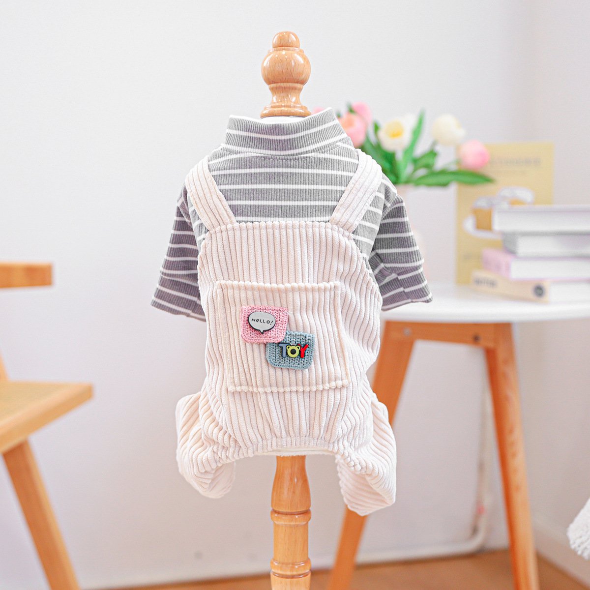 Product Name: PETCIRCLE Dog Dungarees Four-Leg Outfit