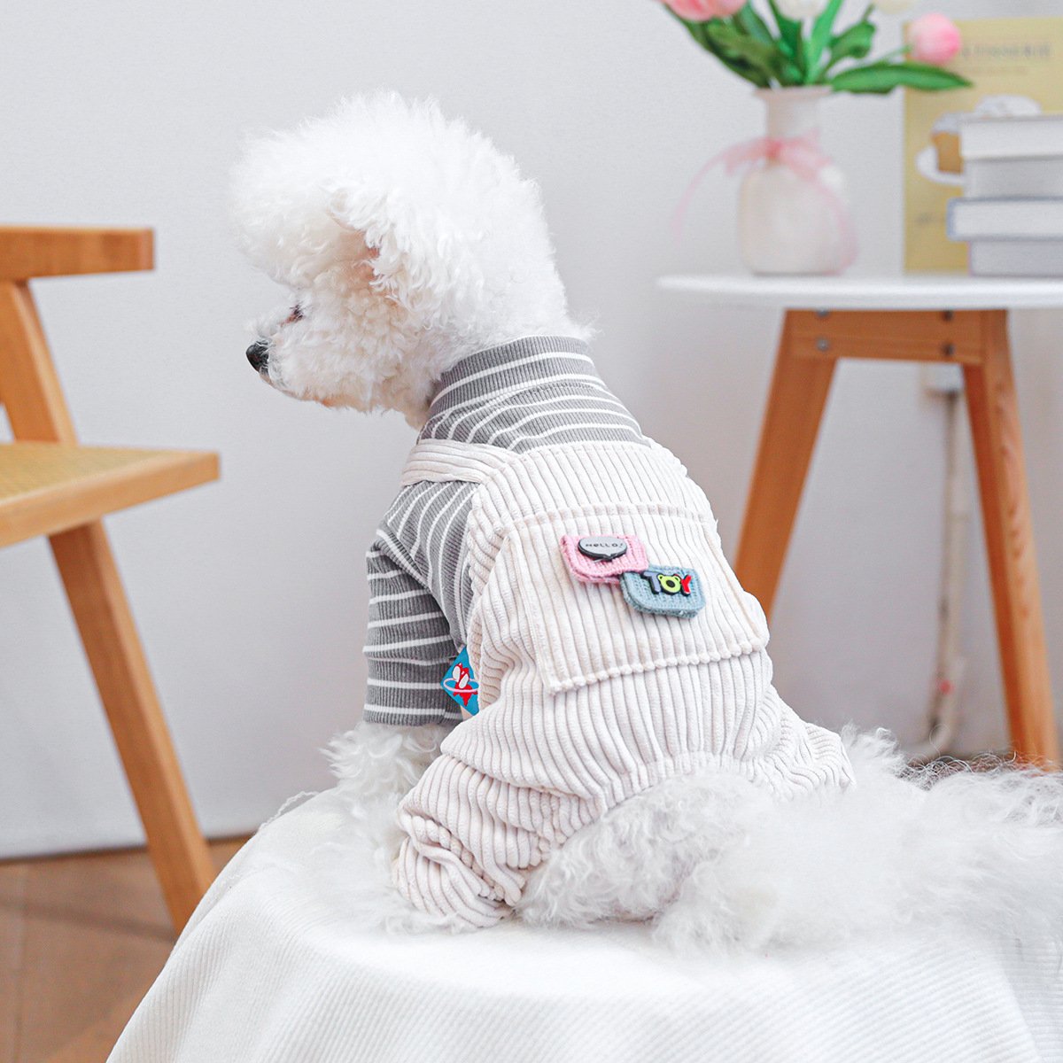 Product Name: PETCIRCLE Dog Dungarees Four-Leg Outfit