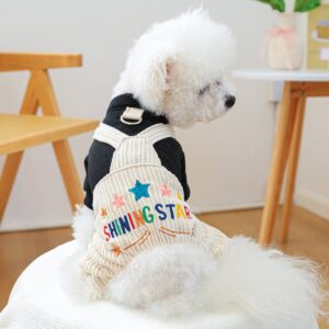 PETCIRCLE Dog Dungarees Four-Leg Outfit