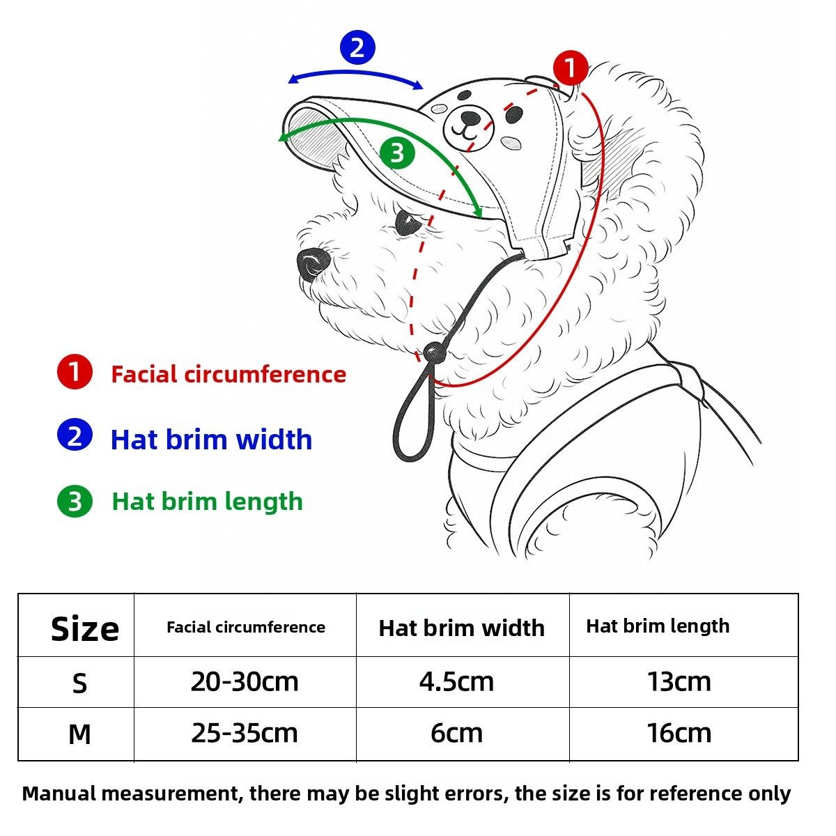 Product Name: Pet Sun Hat Baseball Cap for Dogs & Cats