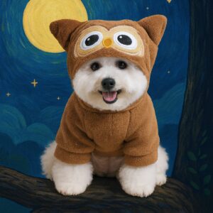 Pet Hoodie Fleece-Lined Warm Dog & Cat Outfit Fall & Winter