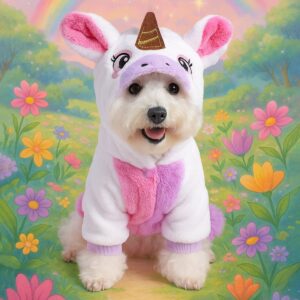 Pet Hoodie Fleece-Lined Warm Dog & Cat Outfit Fall & Winter