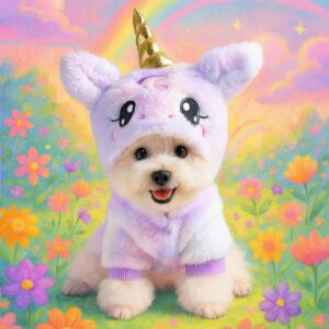 Pet Hoodie Fleece-Lined Warm Dog & Cat Outfit Fall & Winter