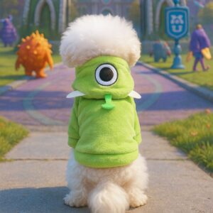 Pet Hoodie Fleece-Lined Warm Dog & Cat Outfit Fall & Winter