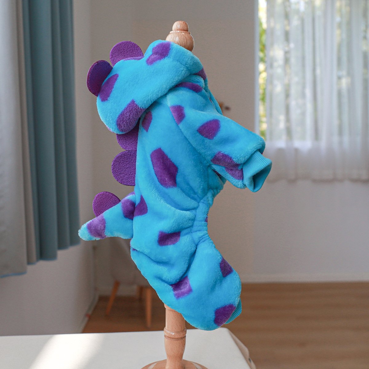 Pet Hoodie Fleece-Lined Warm Dog & Cat Outfit Fall & Winter
