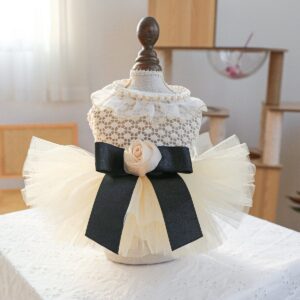 Pet Tutu Dress Blue Galaxy Bridal Gown for
