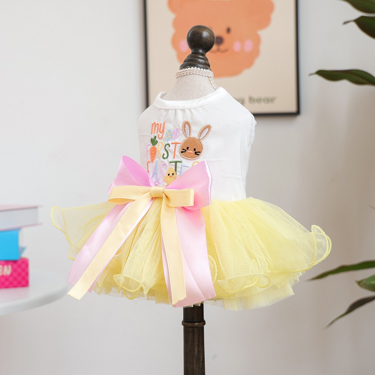 Product Name: Pet Tutu Dress Blue Galaxy Bridal Gown for...