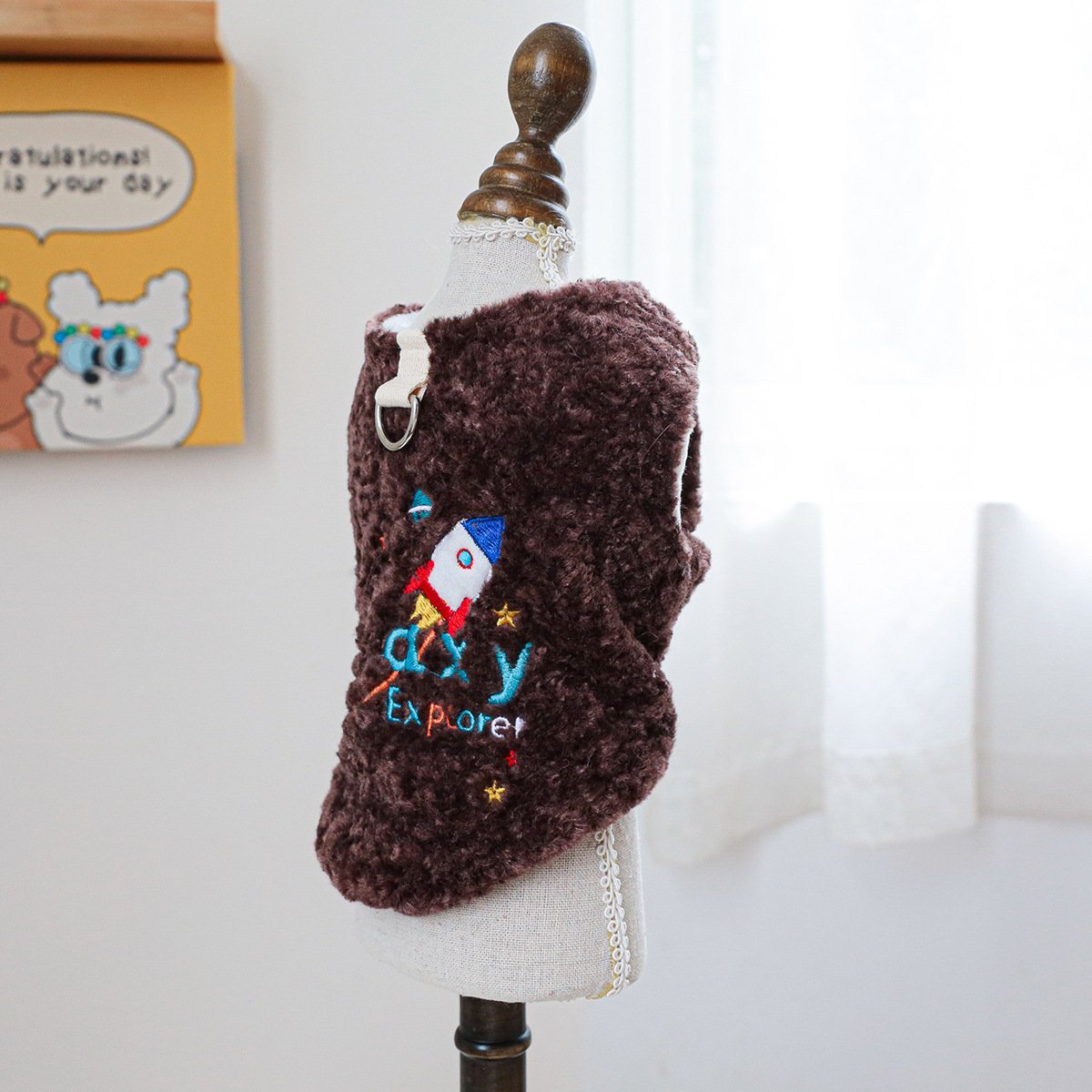 Product Name: Pet Dog Vest with Leash Ring, Small Dog...