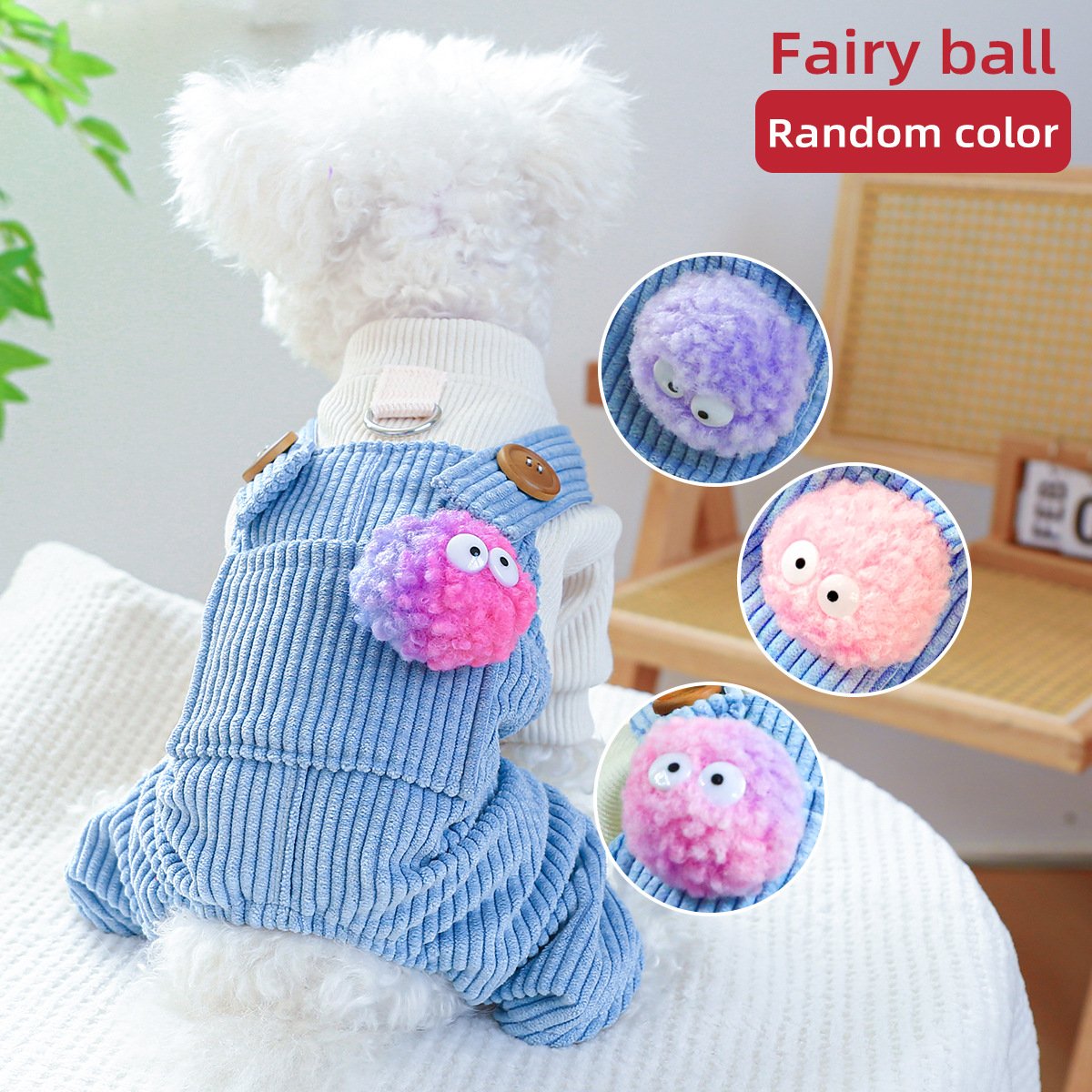 Product Name: Pet Hoodie for Small Dogs, Cute Monster...