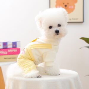 PETCIRCLE Dog Dungarees with Heart Chick