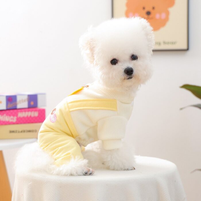 PETCIRCLE Dog Dungarees with Heart Chick