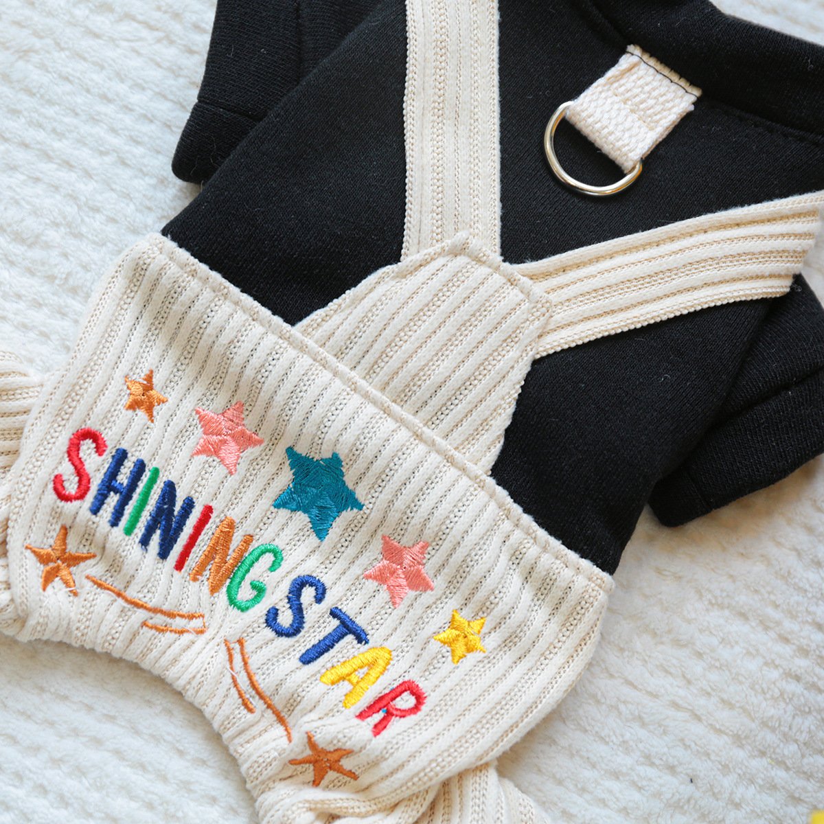 PETCIRCLE Dog Dungarees with Heart Chick